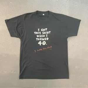 Vintage 40th Birthday Tee Shirt